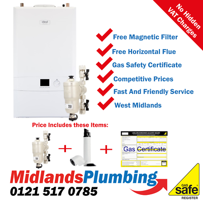 Ideal Logic Max Heat2 H24 24kW Regular Heat Only Boiler Supplied