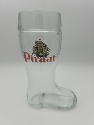 Piraat 33cl Belgisches Bierglas Stiefelform Brandneu Craft Abbey Ale Hausbar