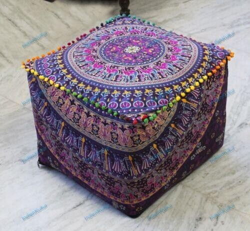 Indian Mandala Ottoman Yoga