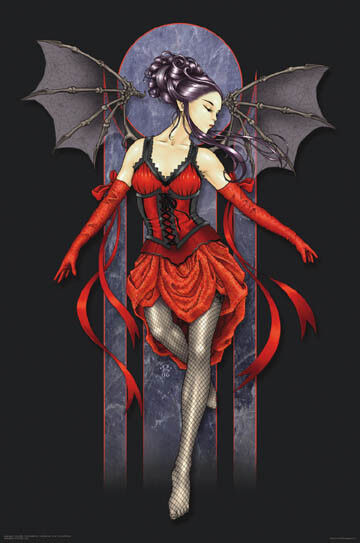 Goth Fairy Vampire Halloween Clip Art Graphic by AliciaXBradfield ·  Creative Fabrica