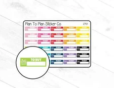 2751~~ To Buy Planner Stickers