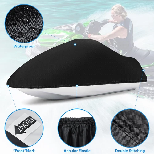 NEVERLAND Jet Ski Cover 135"-145" Outdoor Storage Dust Protector Waterproof - Bild 2 von 8