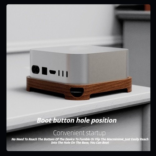 Cooling Host Stand Bracket for Mac Mini M4/M4 Pro 2024 Desktop Computer