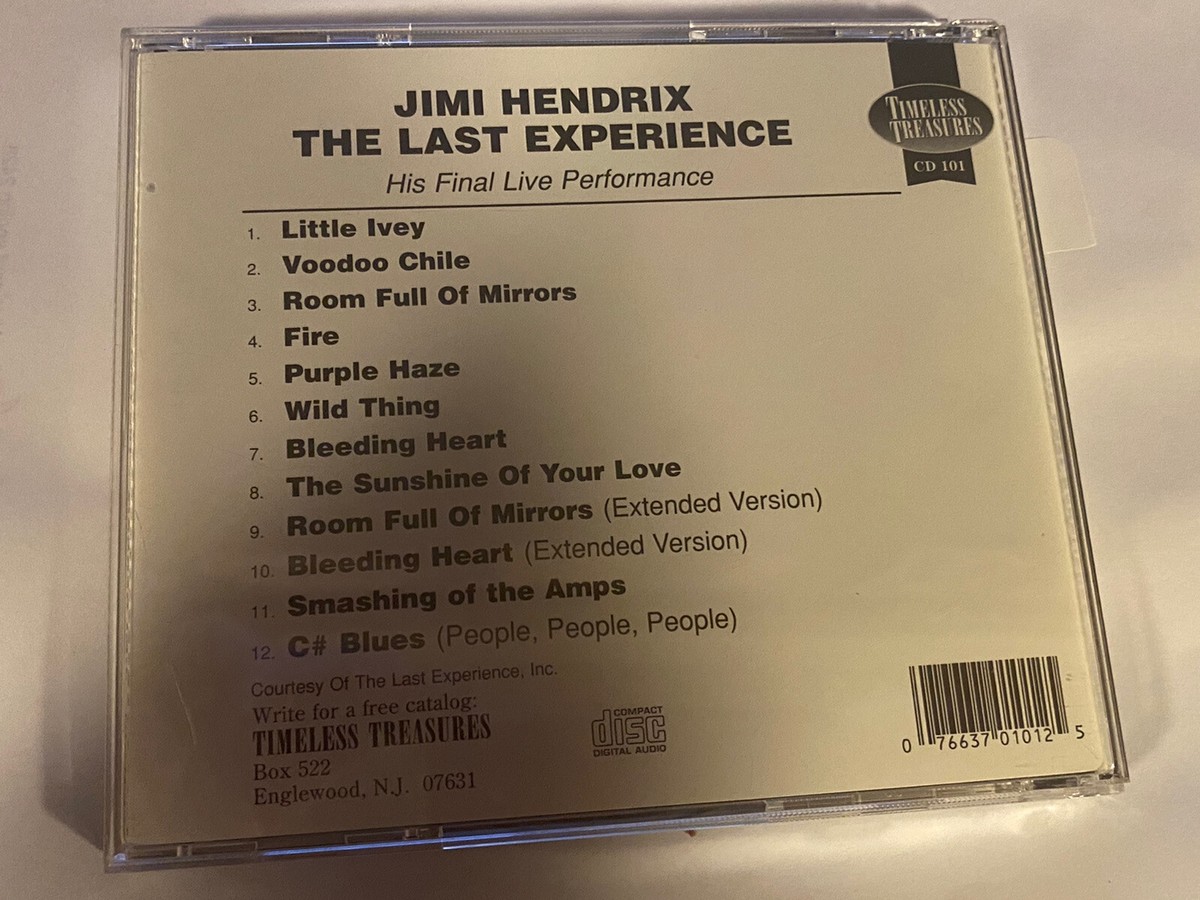 Jimi Hendrix - The Last Experience CD Timeless Treasures