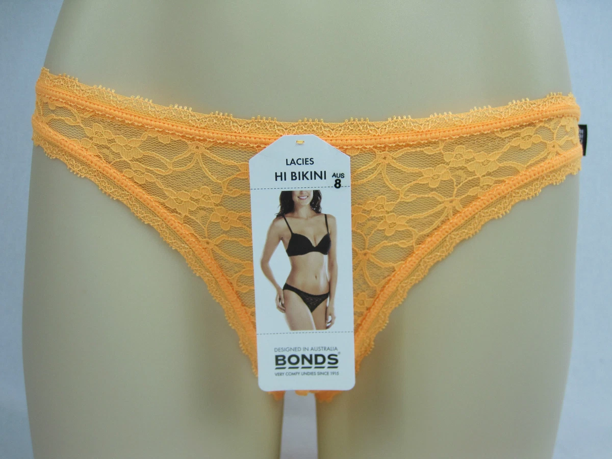 Bonds Ladies Lacies Hi Bikini Briefs Underwear sizes 8 10 14 16