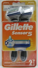 Gillette Sensor 5 Disposable(BEST) Razors  PK***BUY MORE & SAVE MORE***