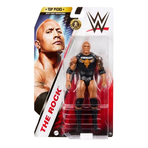 Figurine D'action Articulée The Rock (WWE) - Mattel - 18 Cm - Occasion Très Bon état