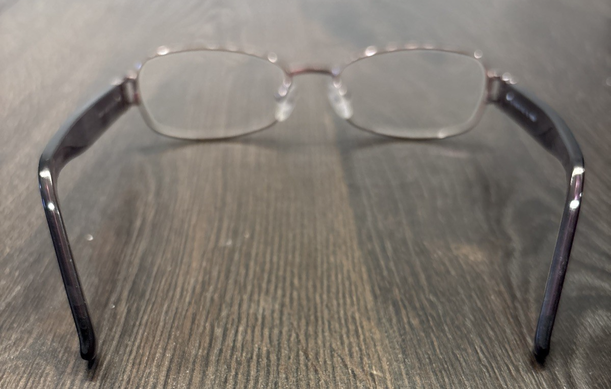 Fendi Italy F782R 756 54-17-135 Purple Metal Full Rim 
