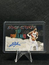 2023-24 Court Kings - Deandre Ayton - Brush Strokes Sapphire 14/25