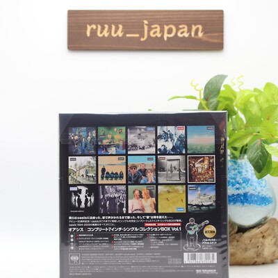 New Oasis Complete 7inch Single Collection BOX Vol. 1 Clear Red 