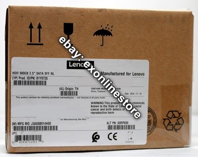 81Y9726 - 500GB 7.2K 6Gbps NL SATA 2.5'' SFF HS HDD (FRU: 81Y9727)