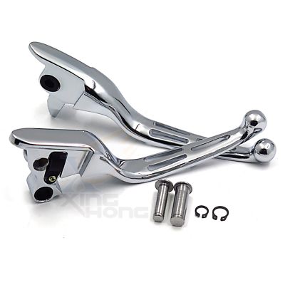 Chromed Brake Clutch Hand Levers For Harley 2008-2013 Touring and Trike