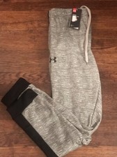 Mens Under Armour Twist Gray Fleece 