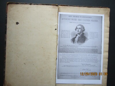 General George Washington's Accounts - Published 1857