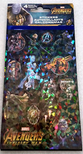 Official Marvel Avengers Infinity War 4 Sheets Sandylion 60 Stickers New NOS