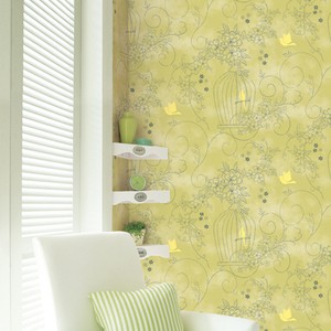 Détails Sur Papier Peint Vert Motif Cage Oiseaux Déco Idée Self Adhésif Vinyle Peel Stick Afficher Le Titre Dorigine