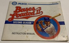 Bases Loaded II. NES Nintendo Original 1989 Instruction Manual Booklet