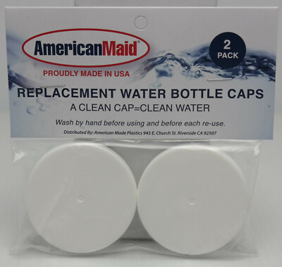 American Maid Replacement Water Bottle Caps 2 Pack 53mm for 3 or 5 gallon jugs