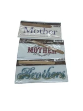 My Mind's Eye Bohemia Transfer Titles Rub On Lot Of 3 -Mother & Brothers New