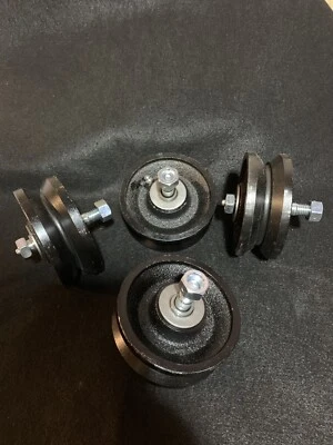 Bandsaw Sawmill Cast Iron V-groove Track Rollers ,Greaseable Bearings & Axles