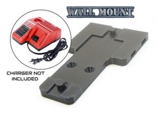 Wall Mount Holder Bracket for Milwaukee 48-59-1812 M12 M18 Charger 12v/18v 