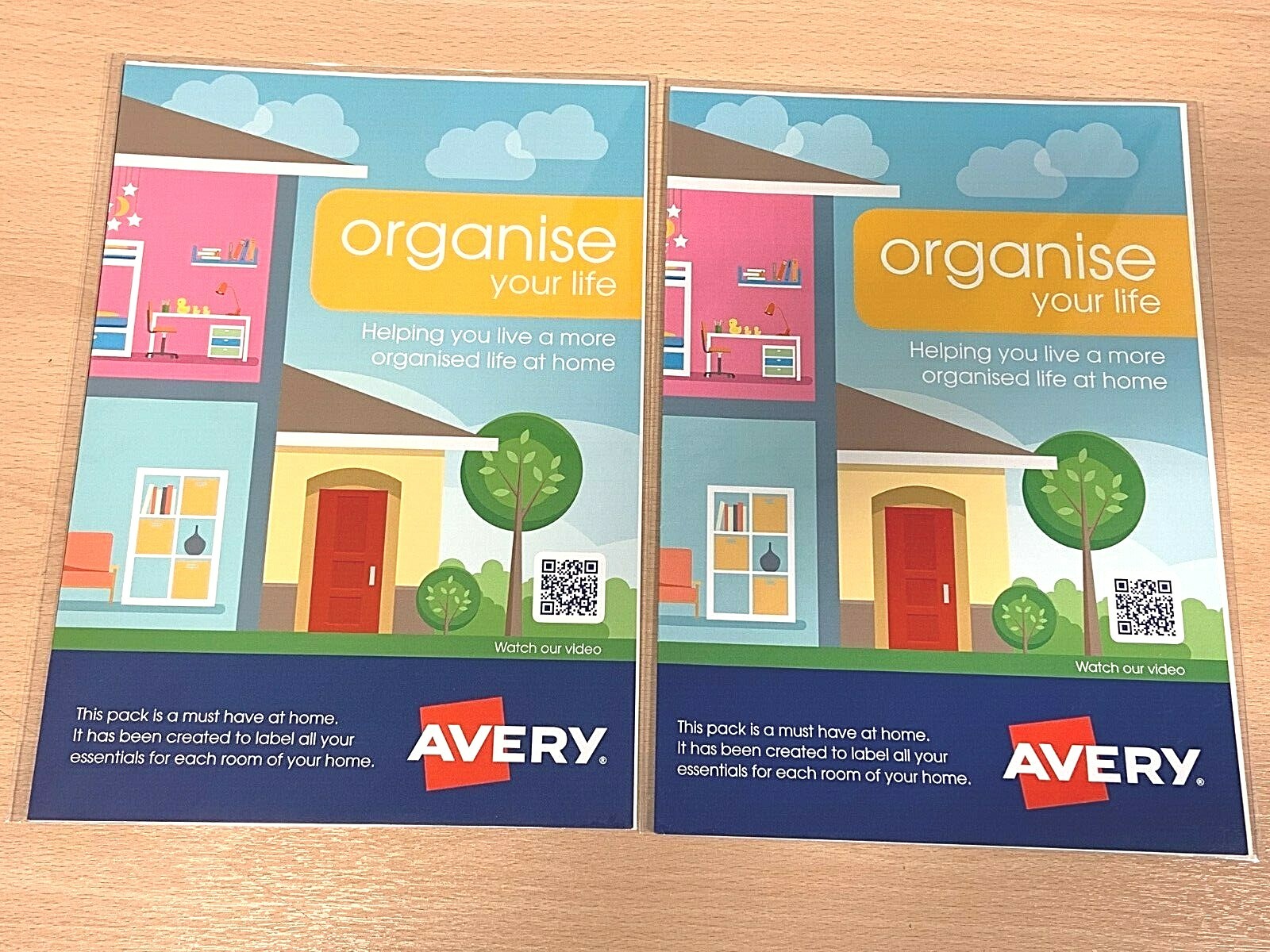 2 Pack Of Avery S0642 Multipurpose Labels Organise Your Home Special format