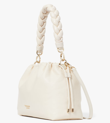 Kate Spade Meringue Large Shoulder Bag Off White Leather Purse