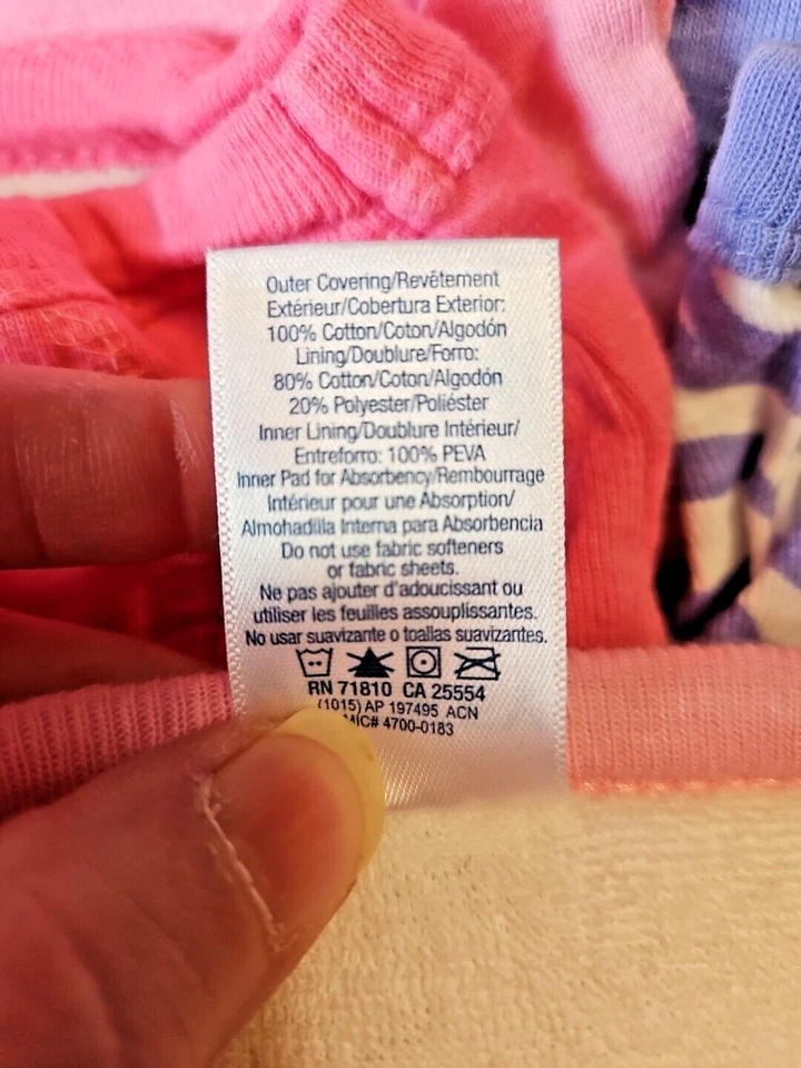 Jockey Potty training pants  one all in one. Size 3t Pink, Purple & Flower - Image 4 of 4