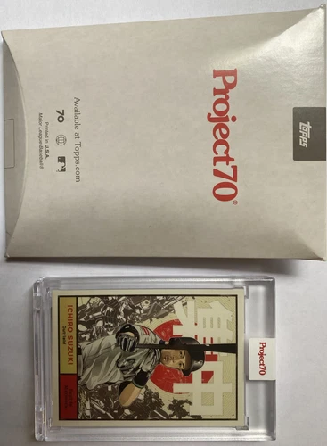 2021 Topps Project70 Ichiro Suzuki 1961 Design by Quiccs #71 With Box