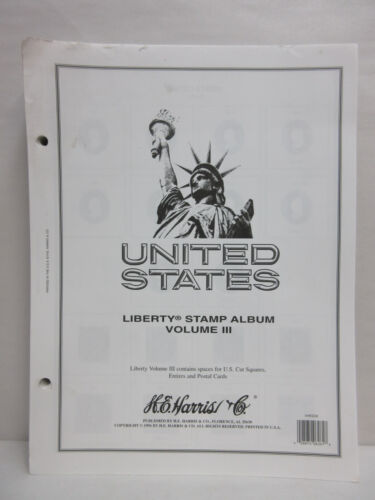 H.E. Pagine album francobolli Harris United States Liberty volume III 1853-1991 - Foto 1 di 17