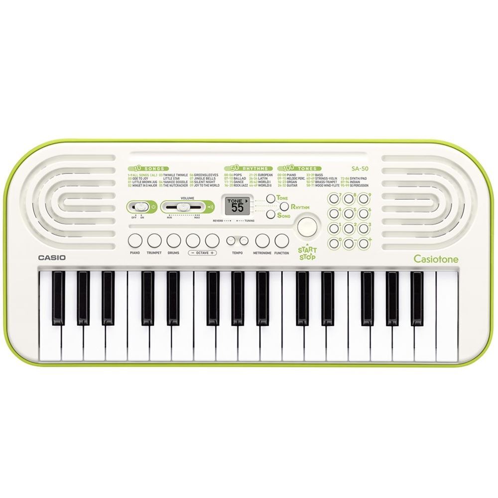 CASIO SA50 tastiera 32 tasti per studenti principianti scuola bambini NUOVO