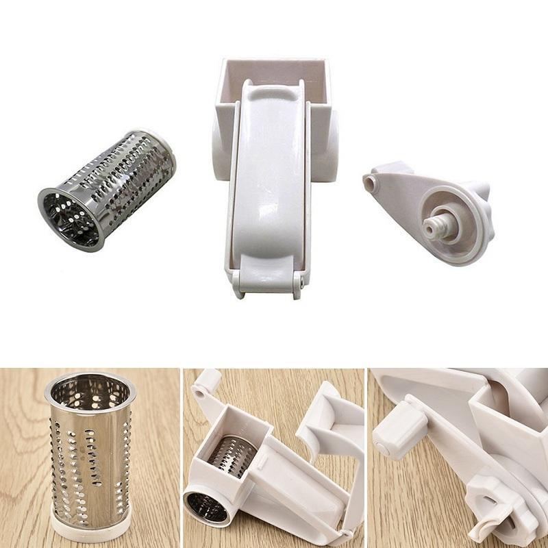 Olive Garden Rotary Parmesan Cheese Grater Stainless Steel Drum