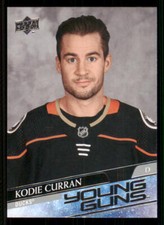 2020-21 Upper Deck #708 Kodie Curran Young Guns RC