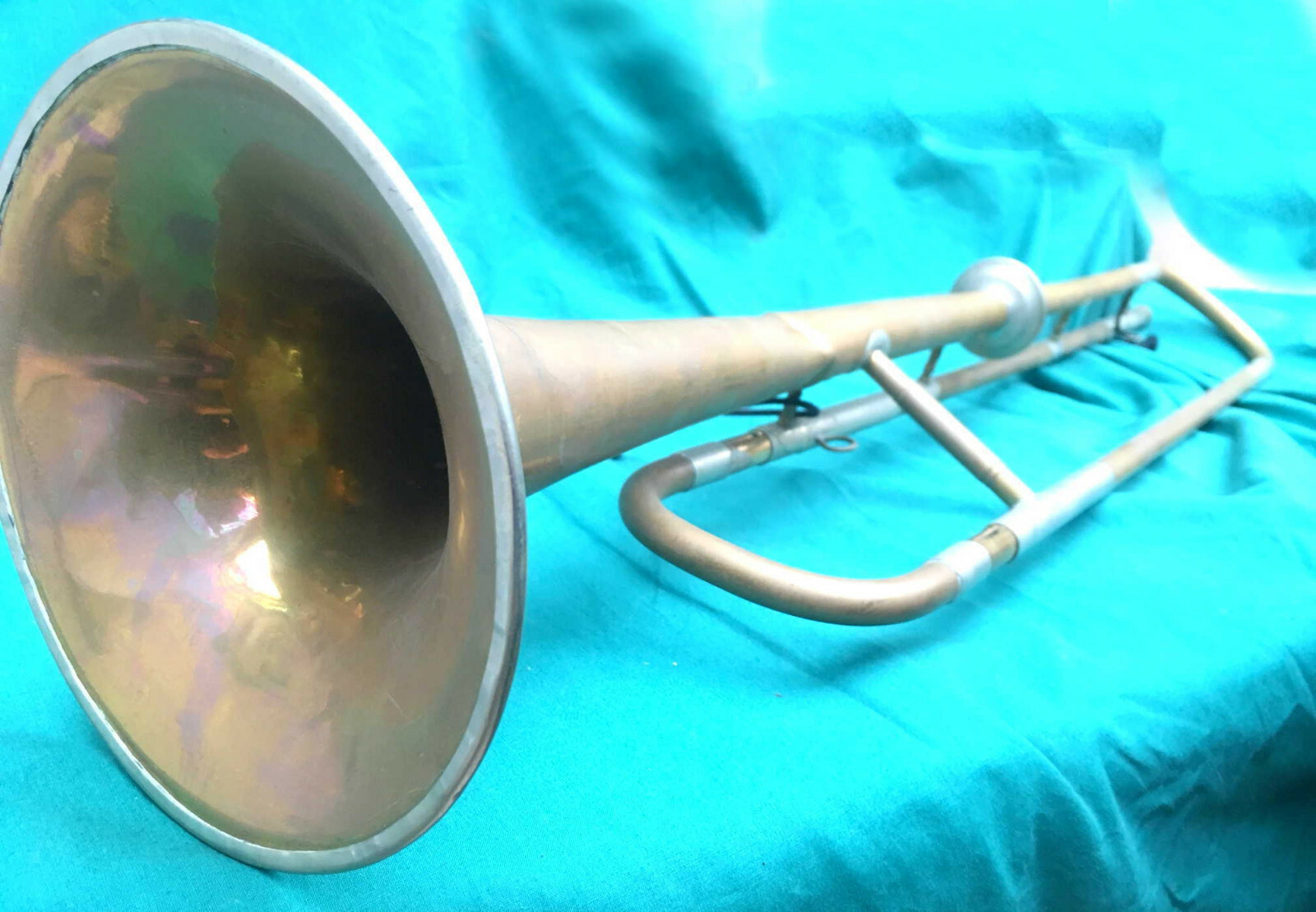 Es Fanfarentrompete BUNDESWEHR Herold Trompete Fanfare Trumpet Military