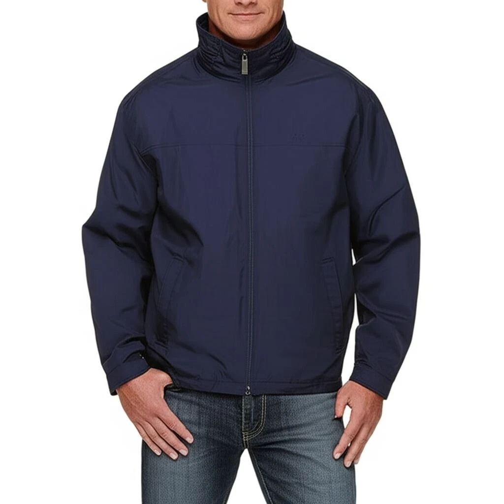 Men's Dockers Weatherproof Jacket with Concealable hoodie size large