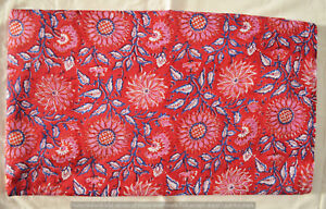 Indian Cotton Hand Block Print Fabric Running Loose Sewing Craft Women Clothing