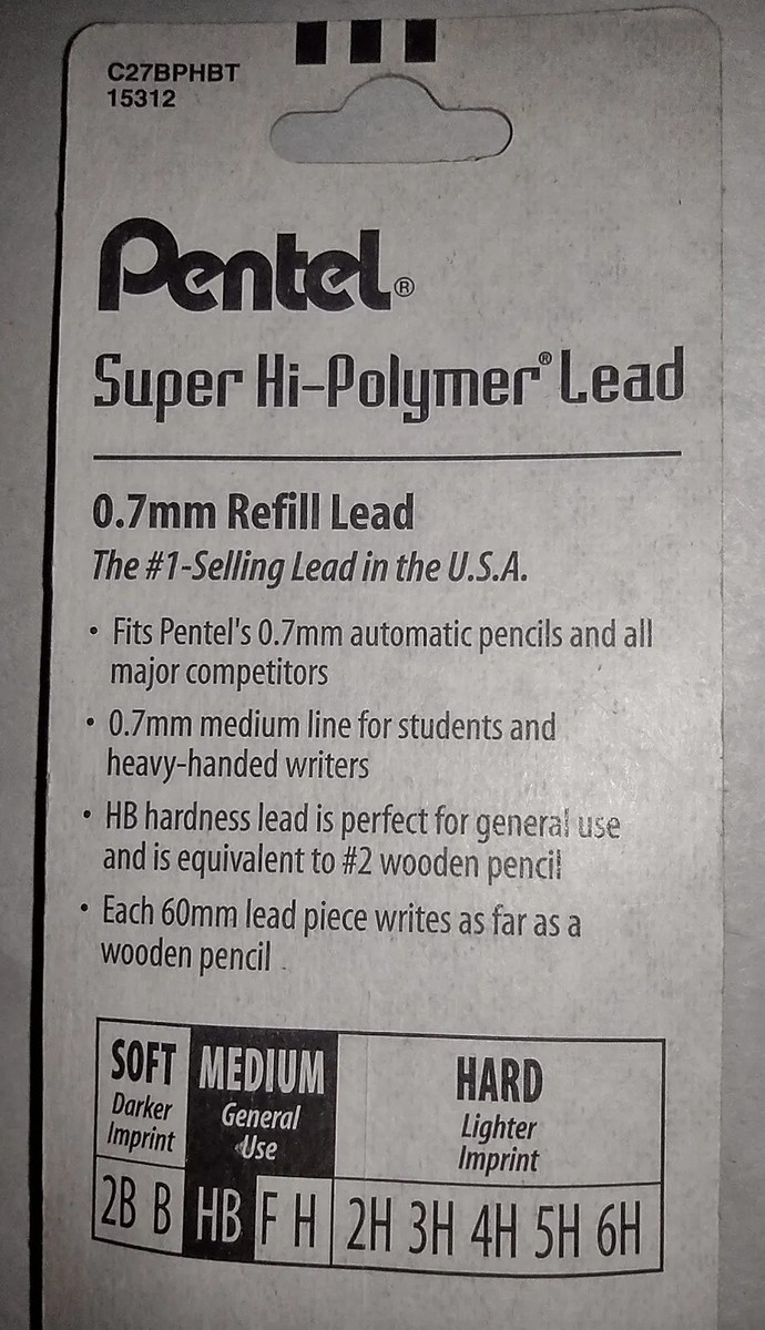 Pentel Eraser And Lead Refill Pack For Echanical Pencils - Super Hi