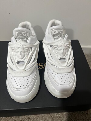 Versace Odissea Women White Sneakers New