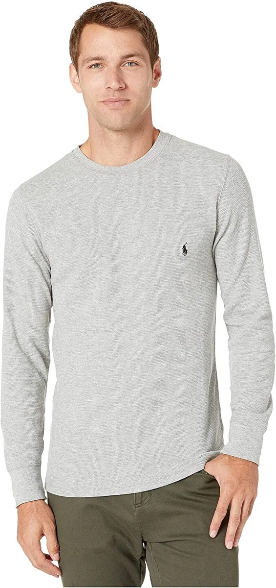 Polo Ralph Lauren Waffle Knit Long Sleeve Crewneck T Shirt size