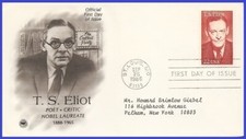 USA5 #2239 ADDR PCS ARTCRAFT FDC   T. S. Eliot