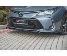 CUP Spoilerlippe SCHWARZ für Toyota Corolla 12 XII Limo Frontspoiler Schwert ABS