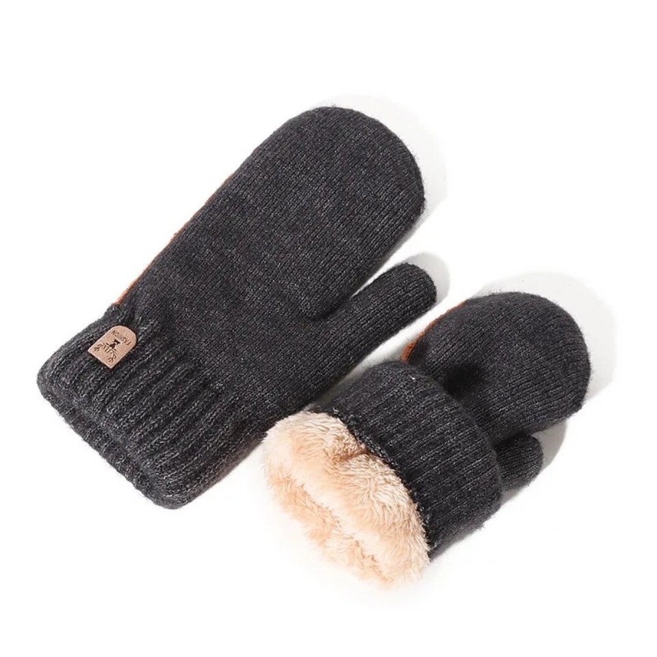 Velvet Men's Gloves Thickened Warm Gloves High Quality Winter Gloves