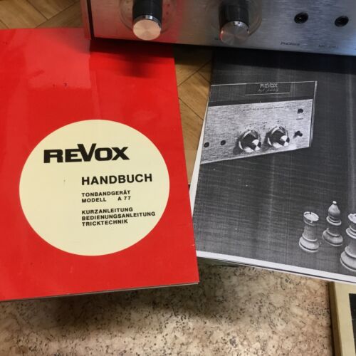 REVOX A77 Tonbandgerät Gebraucht ,mit Viel Zubehör Nr G 002033 selten. Lesen. - Bild 9 von 18