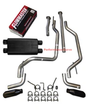 Fits 09-20 Toyota Tundra Performance Dual Exhaust Kit - Flowmaster 50 HD Muffler