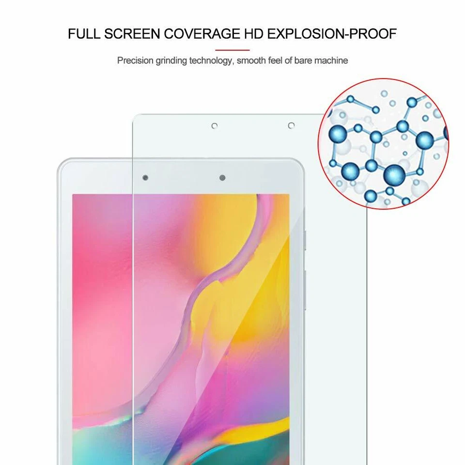 2-Pack Tempered Glass Screen Protector For Samsung Galaxy Tab A 8.0 T290 / T295 - Image 2 of 4