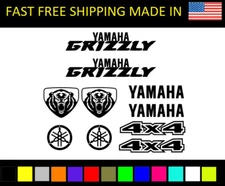 Yamaha Grizzly Decal Kit Stickers 700 550 660 600 4x4 atv many colors