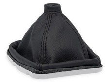 SCHALTMANSCHETTE FÜR ALFA ROMEO BRERA SCHALTSACK NATURLEDER SCHWARZ