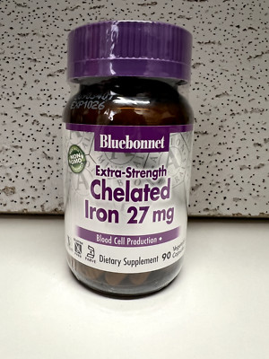 Bluebonnet Extra-Strength Chelated Iron 90 Capsules