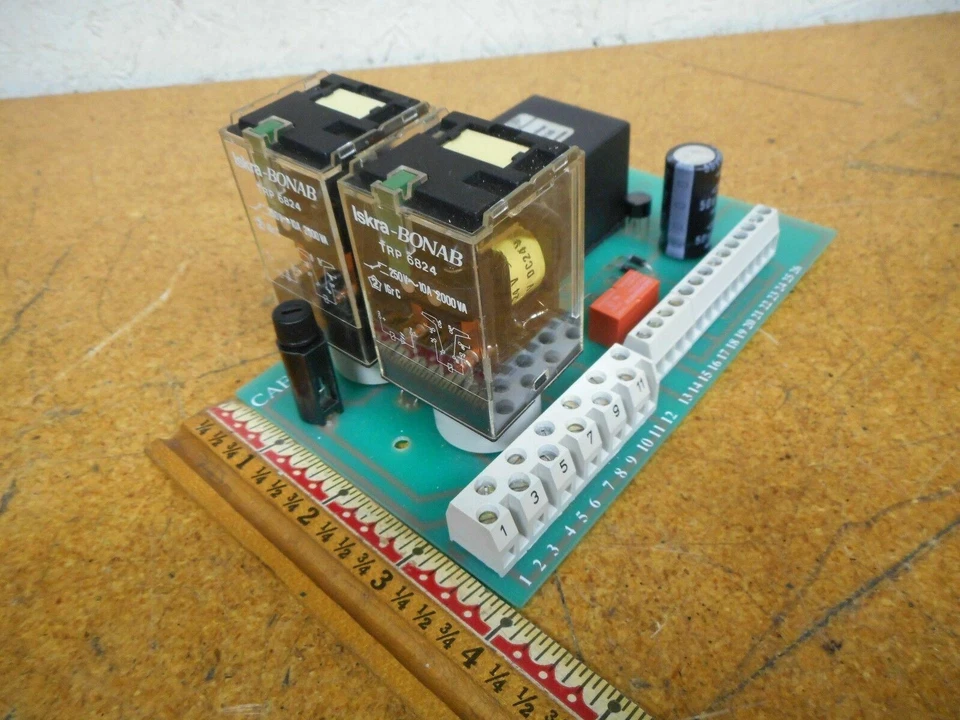 SKF CAEV-110 Actuator Control System (2) Iskra TRP6824 Relays 250V 10A Warranty - Image 3 of 4