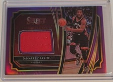 2019-20 Select Throwback Memorabilia Purple Prizm DeMarre Carroll Jersey #'d /99